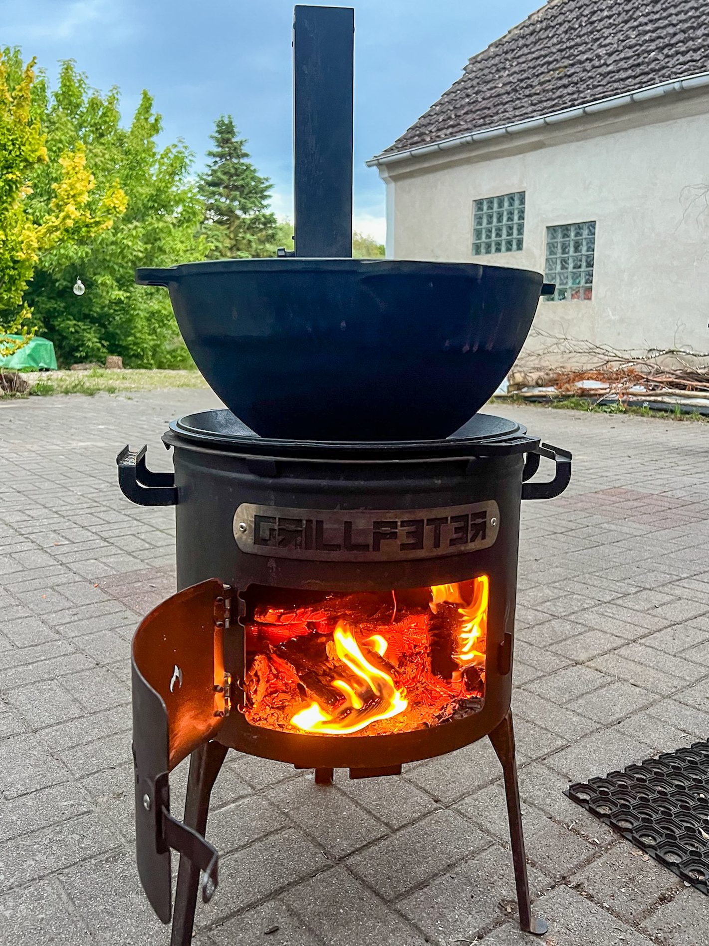 Feuerstelle im Garten